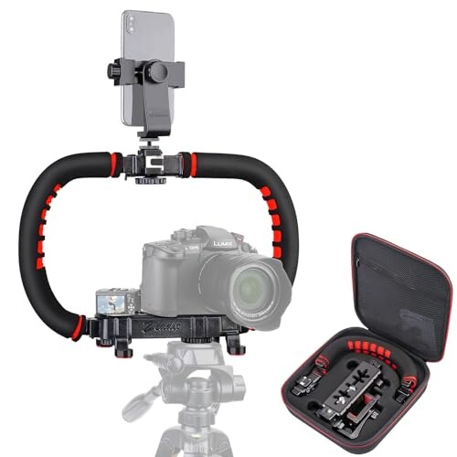 楽天市場】Zeadio カメラスマートフォンスタビライザー、ハンドル