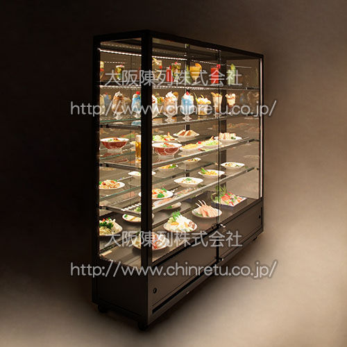 日本製高性能LED照明付き食品サンプルケース｜ショーケースと