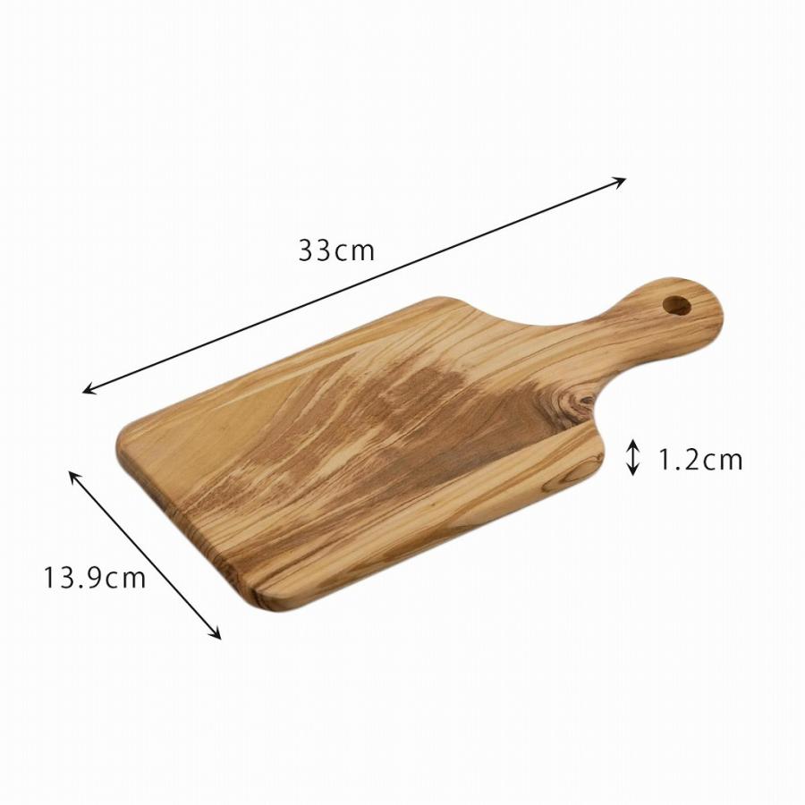 オリーブ 手付 カッティングボード S オリーブの木 まな板 テーブル