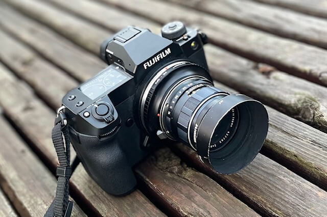 オールドレンズ Super Takumar 55mm f1.8を、中判デジタルFUJIFILM GFX