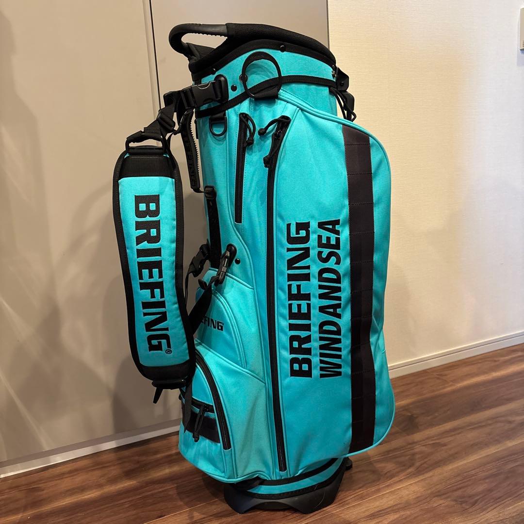 BRIEFING WINDANDSEA ゴルフバッグ ターコイズ キャディバッグ BRIEFING GOLF - CR-9 FD RIP | キャディバッグ | フォレストグリーン