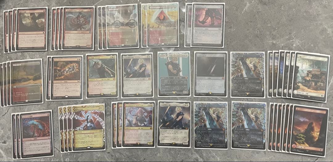 【バラ売り不可】クラウド・ライトニングデッキ　MTG 全て日本語 6月18日更新】『マジック：ザ・ギャザリング——FINAL FANTASY』新カード