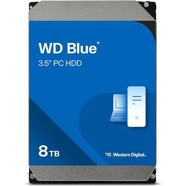 【ほぼ新品】WD80EAAZ [WD Blue 8TB 5640rpm] WD80EAAZ 内蔵HDD SATA接続 WD Blue(256MB/5640RPM/CMR) [8TB /3.5